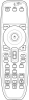 Universal remote control for Hitachi IMAGEPRO8912H IMAGEPRO8913H IMAGEPRO8916H