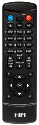 Universal remote control for Sherwood RC-125 RD6513