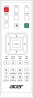 Universal remote control for Acer P7205 P5206 P7203 P7200I P5403 P7203B